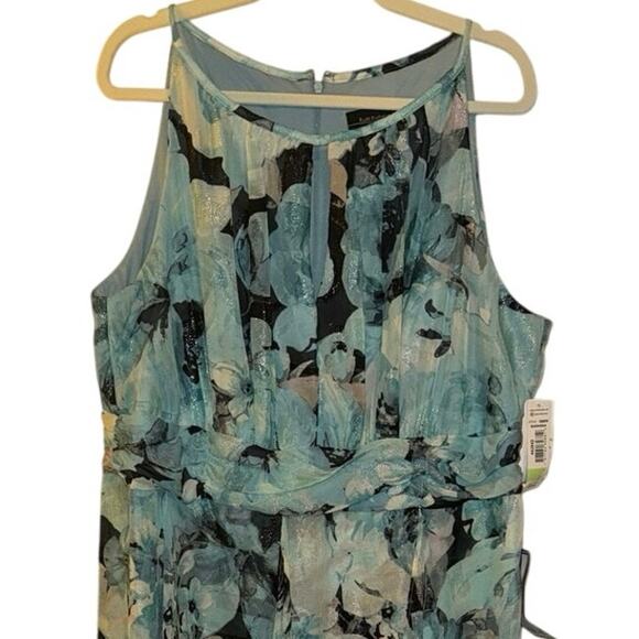 R & M RICHARDS Keyhole Handkerchief Hem Maxi Dress, Size 18W or 22W New w/ Tag - Picture 6 of 9